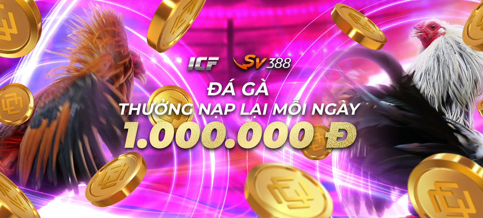 Nạp lại hàng ngày – Đá Gà: 12% lên đến 1.000.000 VND